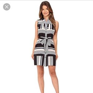 Kate Spade bay stripe tie back dress